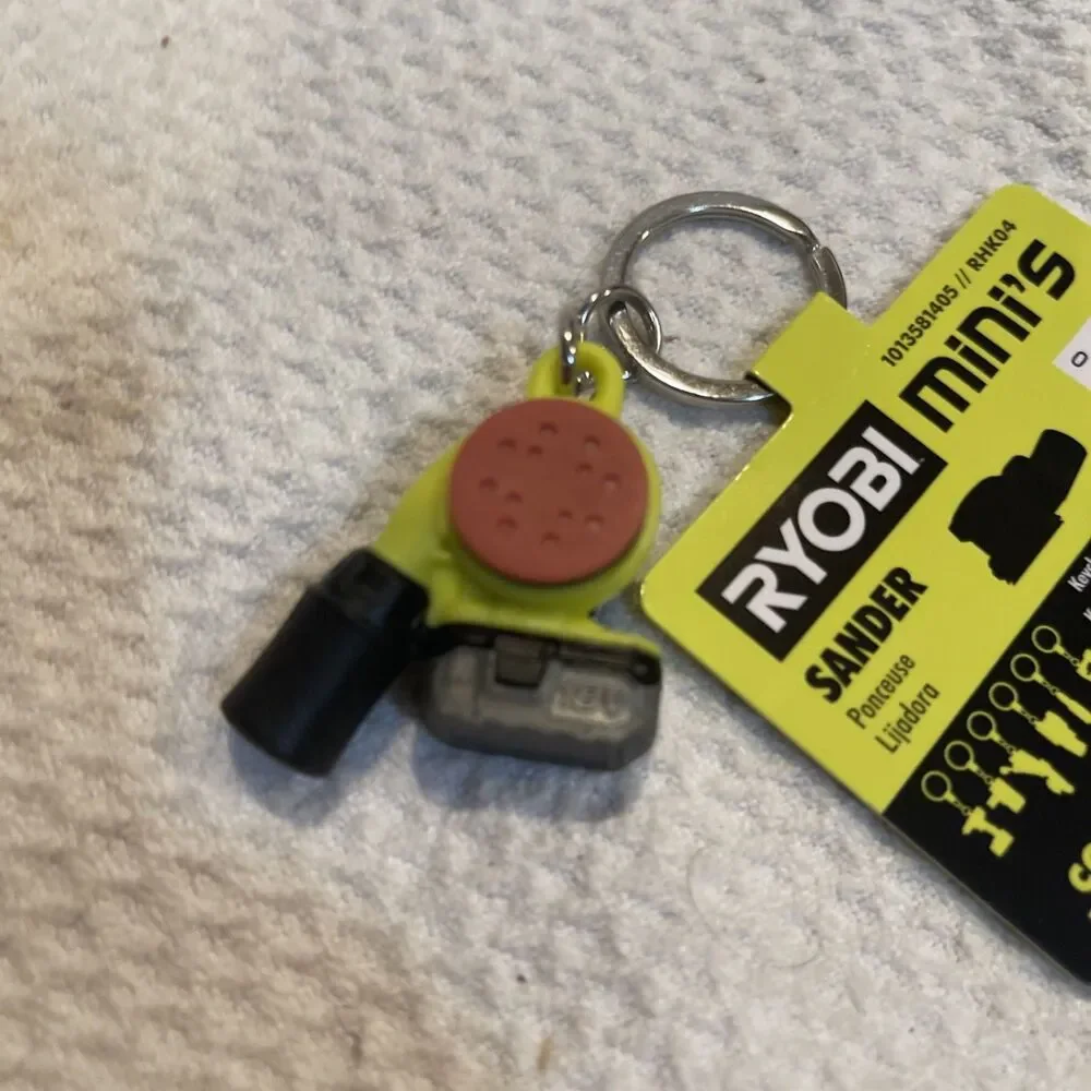 RYOBI Mini’s Keyring Keychain Orbital Sander, New, Christmas Gift, Dad